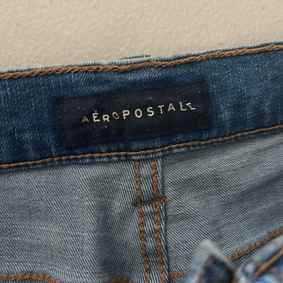 Aeropostale Jeans Womens Jegging Destroyed - Picture 12 of 16